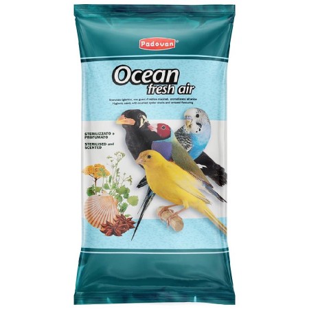 Padovan (Падован) Ocean fresh air Гигиенический кварцевый наполнитель для птиц 5 кг